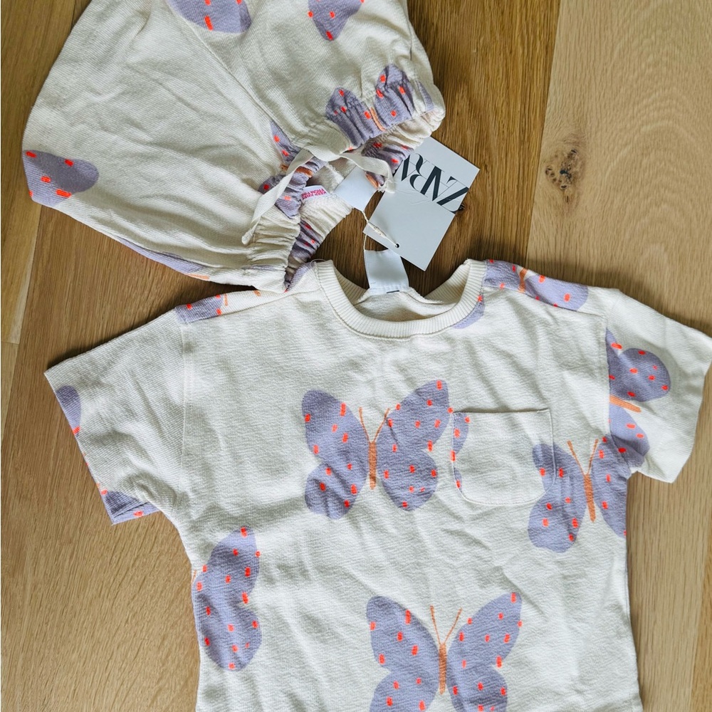Zara Butterfly Print Outfit